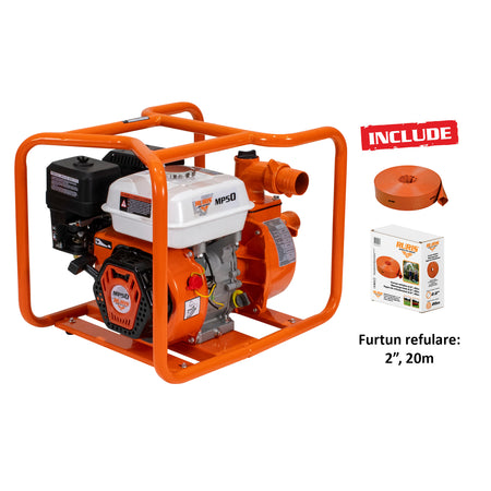 Motopompa Ruris Mp 50 + Furtun Refulare 2`` 20m