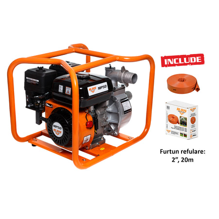 Motopompa Ruris Mp 50 + Furtun Refulare 2`` 20m