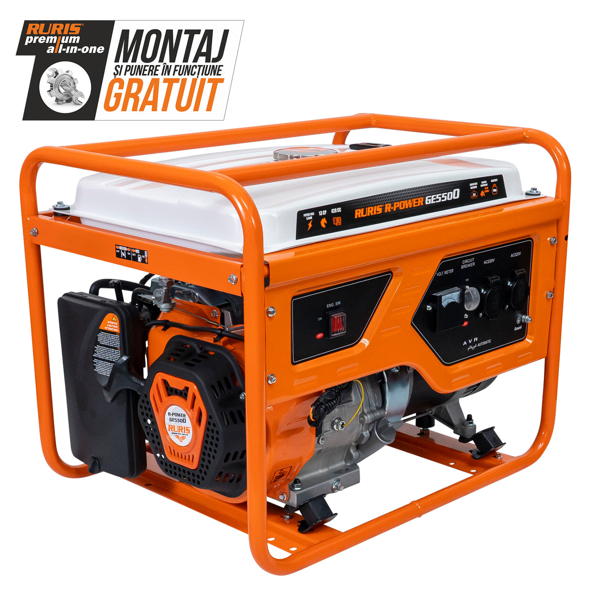 Generator Ruris R-power Ge5500 , 5500 W