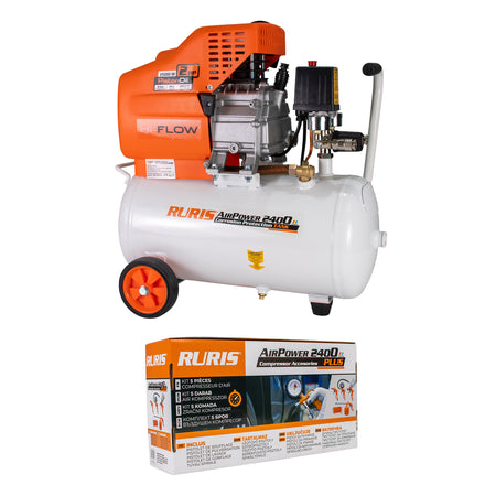 Compresor Ruris Airpower2400plus + Kit Airpower2400plus