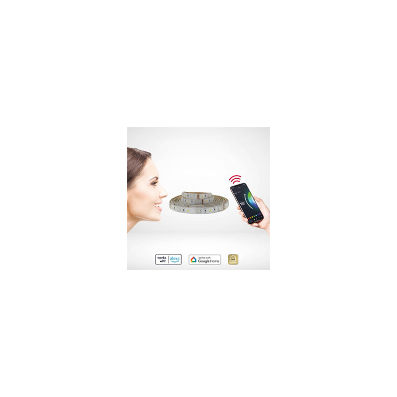 Bandă LED IP65 RGB+W smart Wi-Fi 2 m K-23680420
