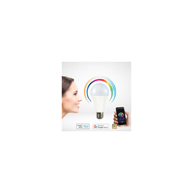 Bec LED E27 A65 RGB CCT smart Wi-Fi 11W K-23683523