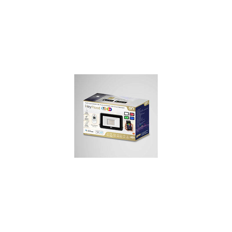 Reflector LED RGB CCT smart Wi-Fi exterior, 20W, IP65, K-23689451