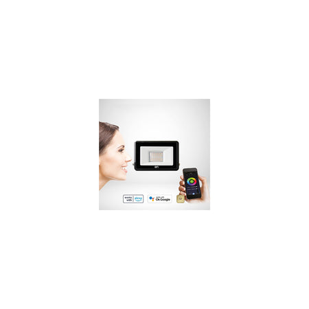 Reflector LED RGB CCT smart Wi-Fi exterior, 20W, IP65, K-23689451