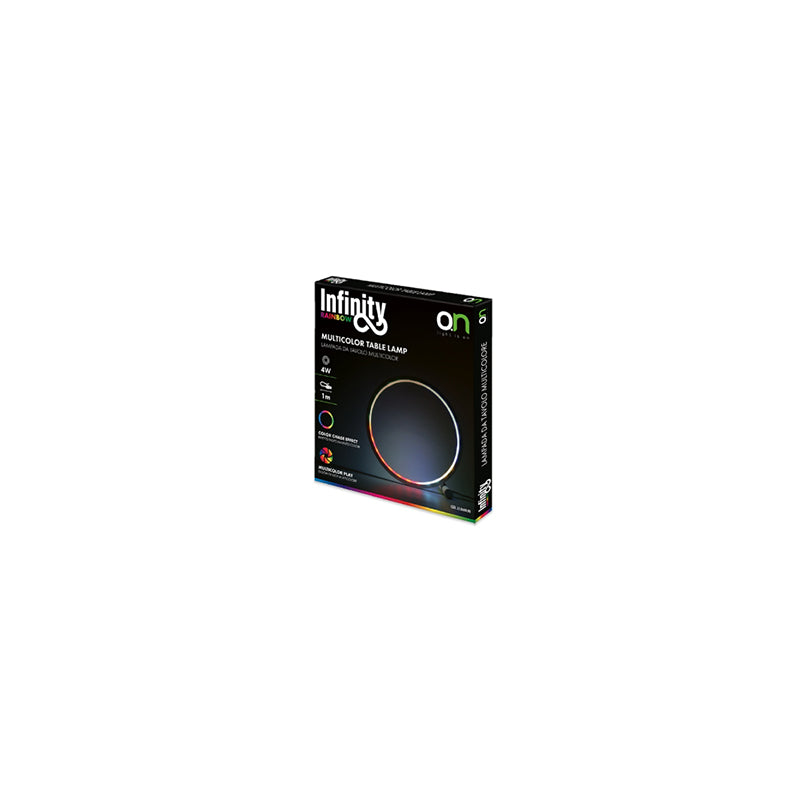 Lampă de masă RGB 4 W 80 lm cu efecte luminoase Infinity K-23860090