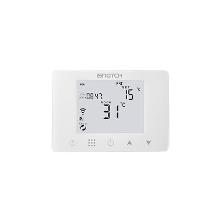 Termostat smart cu soft touch, Wi-Fi, programare săptămânală, Isnatch K-49683033