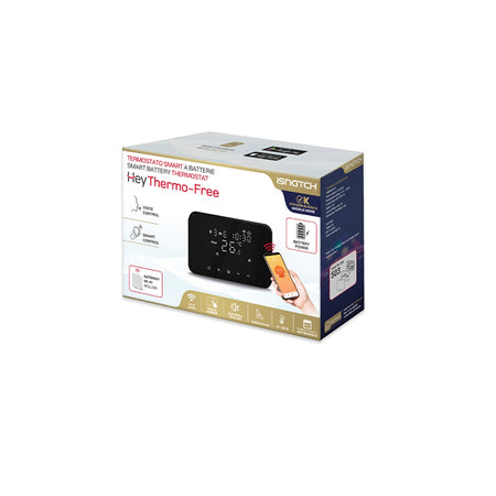 Termostat smart tip Zigbee cu panou soft touch, control vocal Wi-Fi Isnatch K-49683041