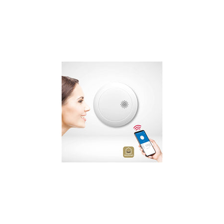 Senzor smart Wi-Fi fum și căldură, notificare prin aplicație, Isnatch K-67680076