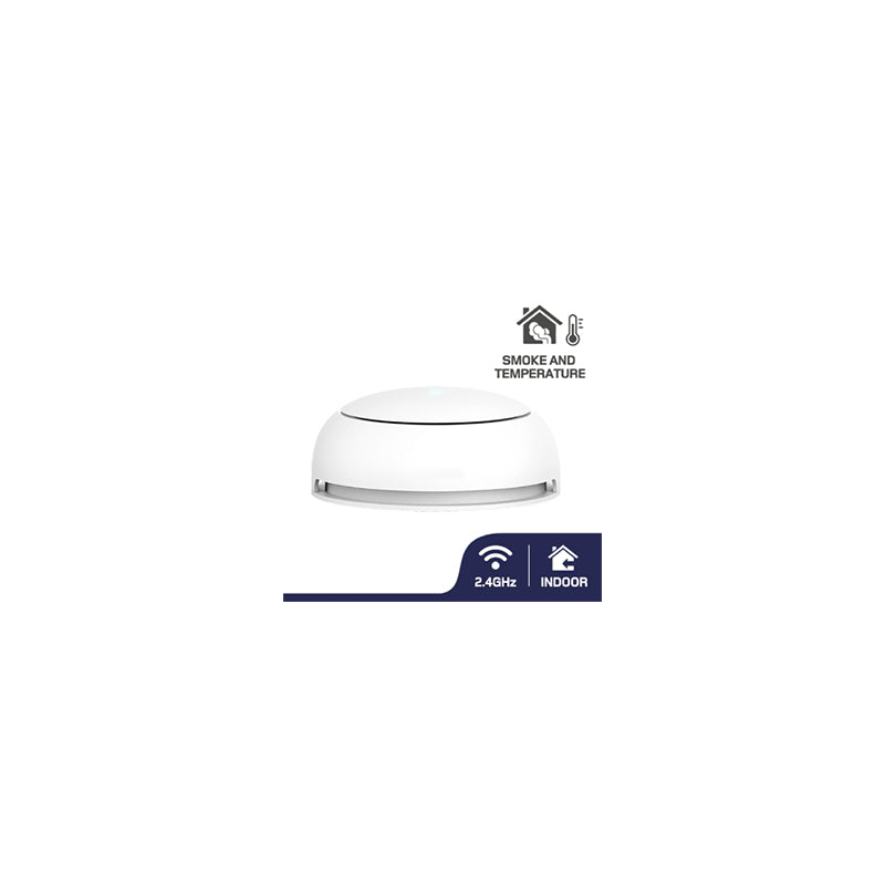 Senzor smart Wi-Fi fum și căldură, notificare prin aplicație, Isnatch K-67680076