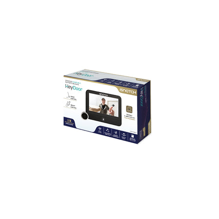 Vizor smart Wi-Fi cu monitor 4.3 inch, rezoluție 2K, detector mișcare și audio bidirecțional Isnatch K-67688470