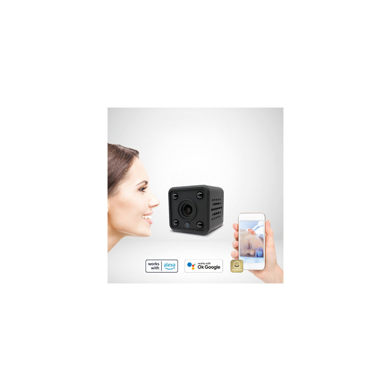 Cameră mini Wi-Fi HD 720p indoor, vedere nocturnă, audio, Isnatch K-67689403