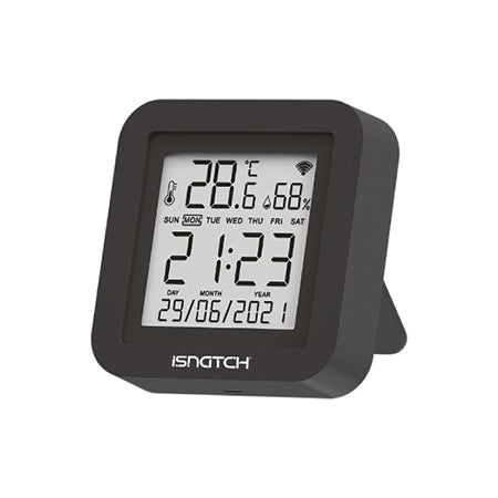 Controller IR smart Wi-Fi cu display, control vocal și temperatură Isnatch K-68681005