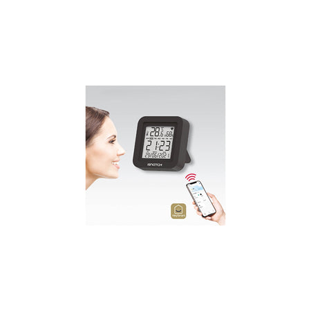 Controller IR smart Wi-Fi cu display, control vocal și temperatură Isnatch K-68681005