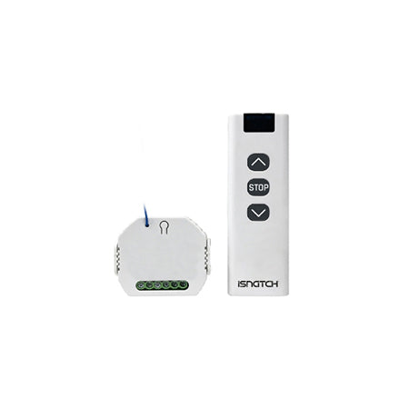 Kit închidere jaluzele smart Wi-Fi cu telecomandă, programabil, Isnatch K-68681061