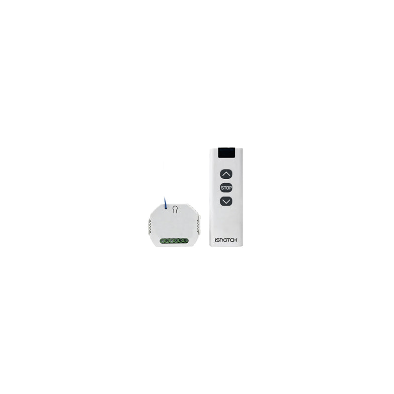 Kit închidere jaluzele smart Wi-Fi cu telecomandă, programabil, Isnatch K-68681061