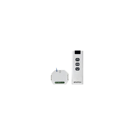 Kit închidere jaluzele smart Wi-Fi cu telecomandă, programabil, Isnatch K-68681061