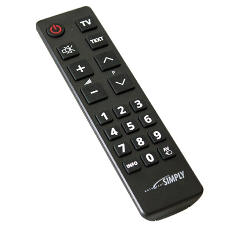 Telecomandă universală simplificată cu butoane supradimensionate, 2 baterii AAA SIMPLY JOLLY K-JL1731
