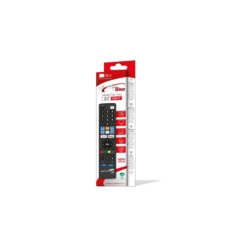 Telecomandă universală programabilă USB-C 2:1 K-JL1770USB