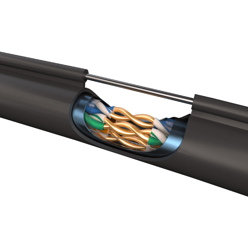 Cablu FTP Cat5E cu sufa, cupru, 305 m, 24AWG Emtex KAB-EMT15