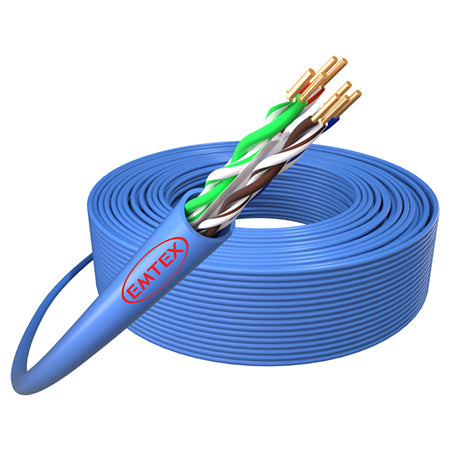 Cablu UTP Cat6 cupru 24AWG 305 m Emtex KAB-EMT16