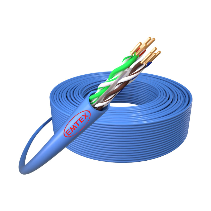 Cablu UTP Cat6 cupru 24AWG 305 m Emtex KAB-EMT16