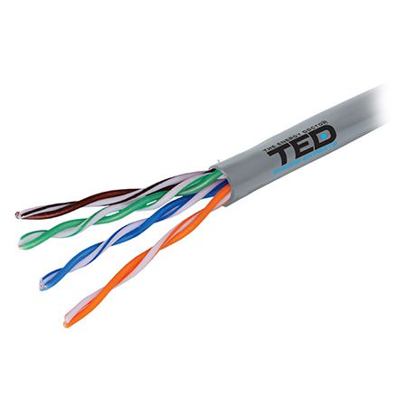 Cablu UTP CAT 5 cupru 0.5 mm rolă 305 m Ted Electric KAB-TED4