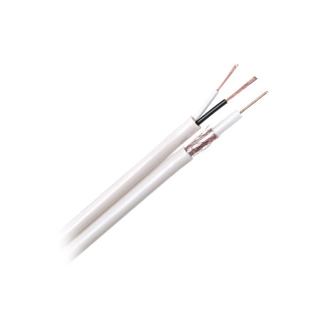 Cablu coaxial RG59 + 2×0,35 mm, rola 100 m, Cabletech KAB0027
