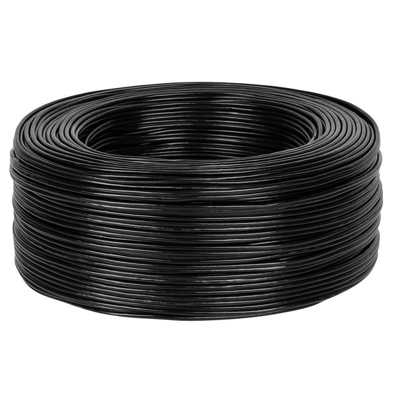 Cablu 2RCA, 3 mm, negru, rola - KAB0203
