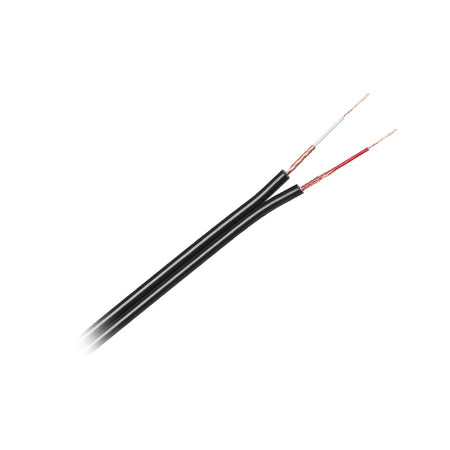 Cablu 2RCA, 3 mm, negru, rola - KAB0203