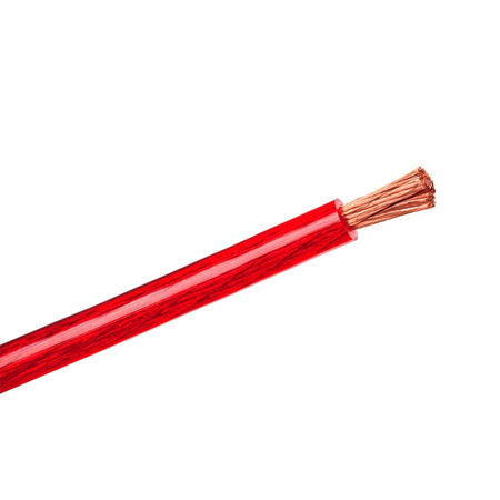 Cablu putere 8GA 8,31 mm² 25 m roșu cupru Peiying KAB0704A