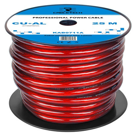 Cablu putere aluminiu cupru 33.62 mm² 25 m roșu Cabletech KAB0711A