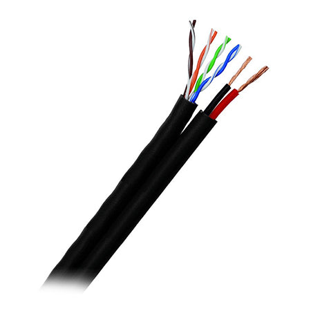 Cablu UTP CAT 5 cu cupru, alimentare 2 × 1 mm, rola 100 m KAB3087