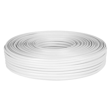 Cablu telefonic alb cu 4 fire pe rolă de 100 m KAB502