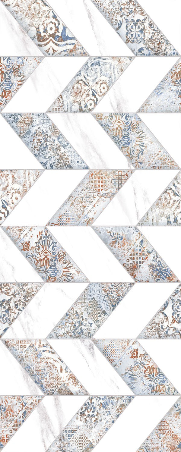 Decor Elada Zig Zag White 1.1mp/cutie