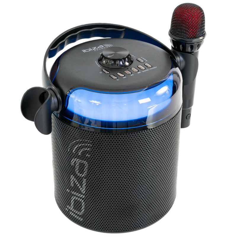 Boxa Karaoke Cu 2 Microfoane Wireless Bt/usb/msd/aux - Negru