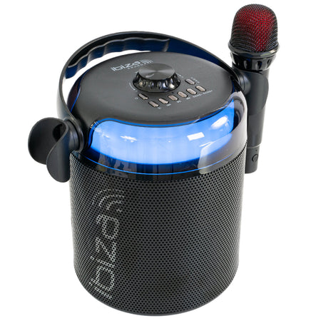 Boxa Karaoke Cu 2 Microfoane Wireless Bt/usb/msd/aux - Negru