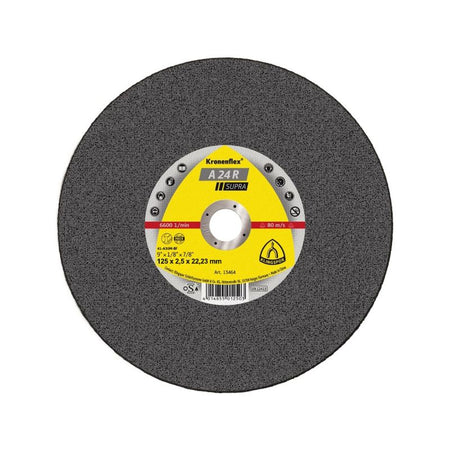 Disc debitare metal KLINGSPOR A24RSUPRA pentru oțel, eficiență ridicată, disc plan