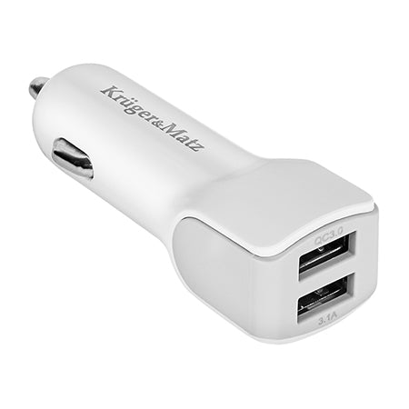 Încărcător auto USB dual 2.1A și 1A Kruger Matz KM0018