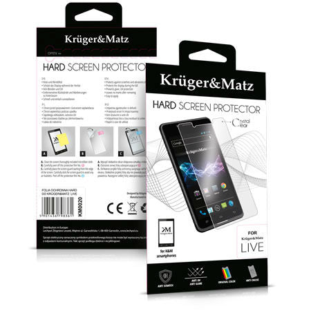 Folie protecție hard pentru telefon Kruger Matz LIVE 1 Kruger Matz KM0020