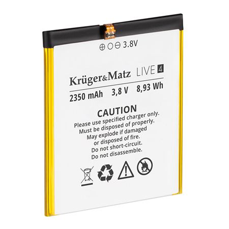 Acumulator original Live 4/4S, 2350 mAh, pentru Kruger Matz KM00438
