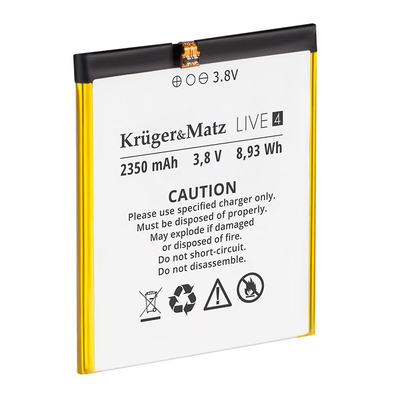 Acumulator original Live 4/4S, 2350 mAh, pentru Kruger Matz KM00438
