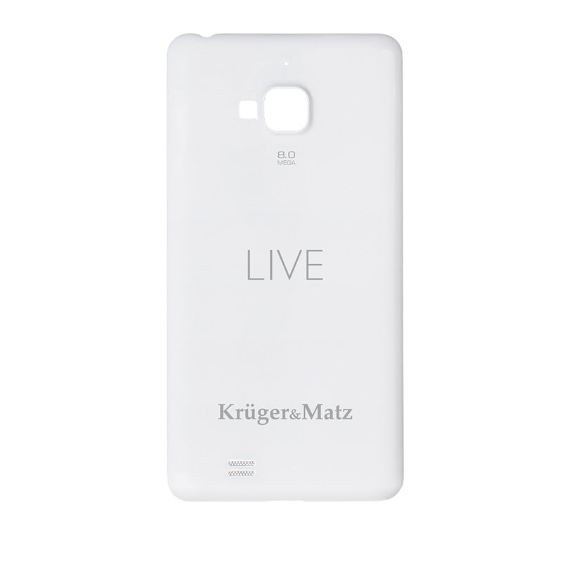 Capac spate smartphone LIVE alb Kruger Matz KM00461