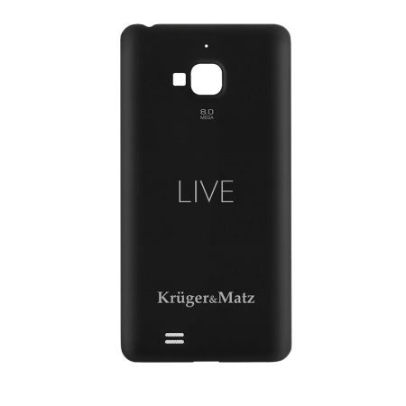Capac smartphone Live negru, spate, model Live Kruger Matz KM00462