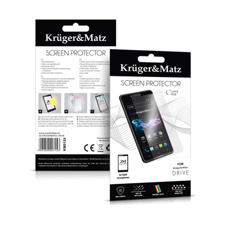 Folie protecție HQ pentru Drive/Drive2 telefon Kruger Matz KM0139