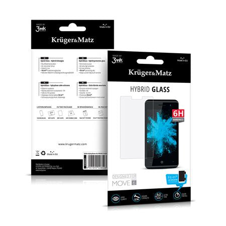 Folie sticlă hibridă Move 6 Mini pentru protecție ecran Kruger Matz KM0221