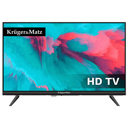 Televizor HD 24 inch 61 cm cu alimentare 220V și 12V Kruger Matz KM0224-T5