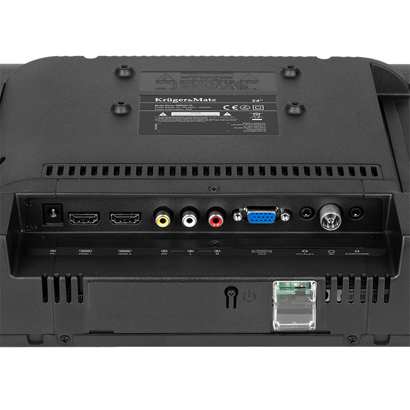 Televizor HD 24 inch 61 cm cu alimentare 220V și 12V Kruger Matz KM0224-T5