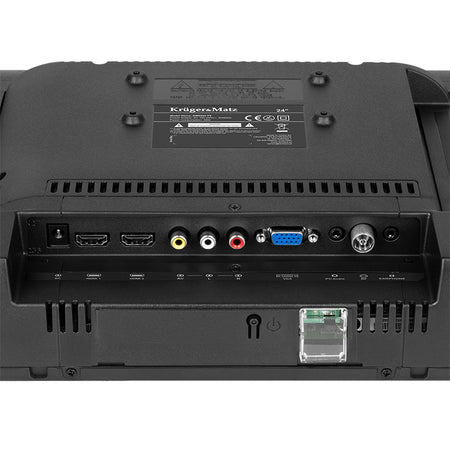 Televizor HD 24 inch 61 cm cu alimentare 220V și 12V Kruger Matz KM0224-T5
