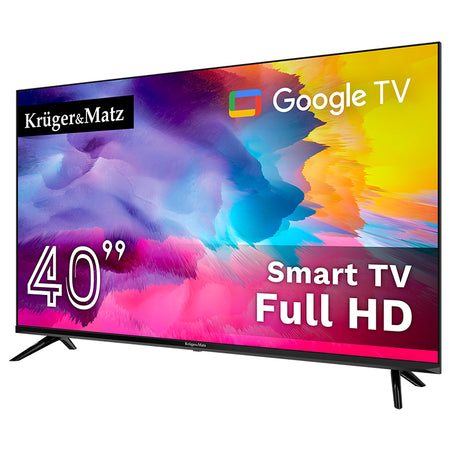 Televizor Smart Google TV cu ecran Full HD de 101 cm, 40 inch Kruger Matz KM0240FHD-G