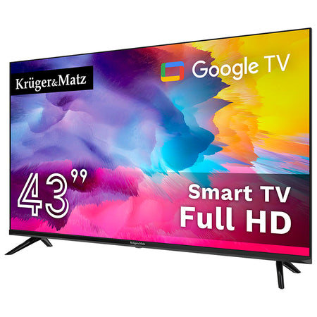 Televizor Smart Google TV Full HD de 43 inch (108 cm) Kruger Matz KM0243FHD-G
